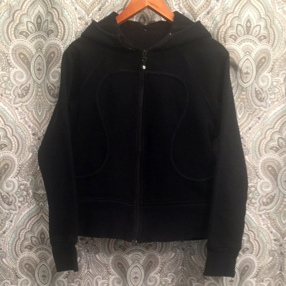 Lululemon Special Edition Scuba Hoodie With Muted Grey Design On Back 📌SOLD - Picture 2 of 12
